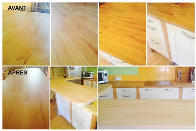 Rénover Son Plan De Travail En Bois Cuisine Mobilier Mag Maison