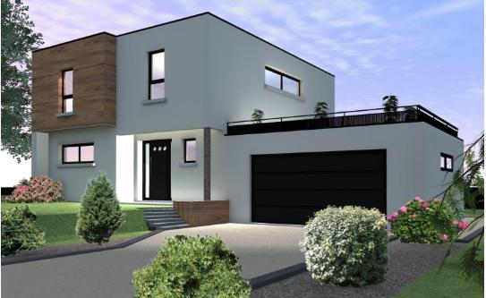 maison toit plat